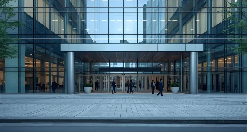 Modern commercial building